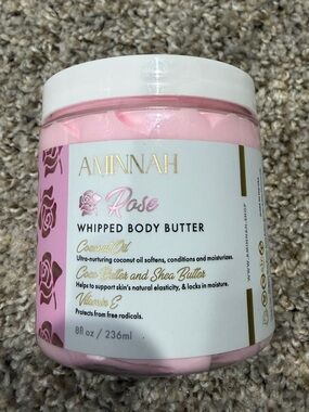 Aminnah Rose Whipped Body Butter NEW